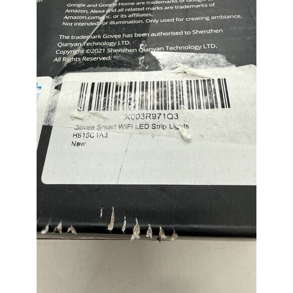 Govee Smart WiFi LED Strip Lights 50ft RGB Lighting Alexa Google Color Chng - Picture 10 of 11